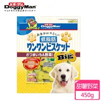 在飛比找PChome24h購物優惠-Doggyman 大型犬用低脂甜薯野菜消臭餅乾 450g