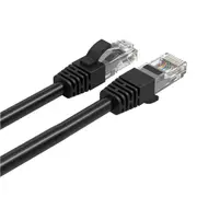 12x Cruxtec 2m CAT6/RJ45 Network Lead Cable LAN Ethernet Internet Router Cord BK