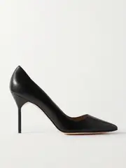 Manolo Blahnik - Bb 90 Leather Pumps - Black - IT35