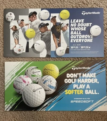 Taylormade 2024 TP5/TP5X /Speedsoft Ball Promotion Magnets W/ Rory Mcilroy