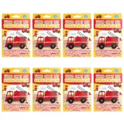 8PK Boyle Wood Paint Kit Kids/Children DIY Craft Activity Buildable Firetruck