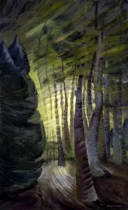 Somberness Sunlit (forest) : Emily Carr : 1940 : Archival Quality Art Print
