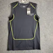 Everlast Compression Tank Top Sleeveless Athletic Training Gym Charcoal L