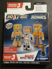 3DiT Character Creator - Original Heroes Basic Refill Kit Pack#1 Sealed