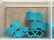 LEGO Parts - Dark Turquoise Brick Round Corner 2 x 2 Macaroni - No 85080 - QTY 5