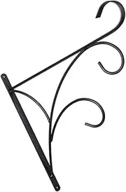 YARNOW Flowerpot Hook Hanger Durable Iron Wall Bracket for Planters Elegant Design for Balcony Garden Easy to Install Smooth Surface Finish