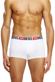 [Diesel] Diesel - Three-pack of all-over logo waist boxers - Trunks - Man - White XXL White