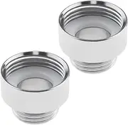 2PCS Chrome Hose Pipe Adapter BSP 1/2'' Male to BSP 3/4'' Female Thread Shower Hose Connector Tap Bushing Reducer Pipe Fitting for Shower Arms Mixer Taps