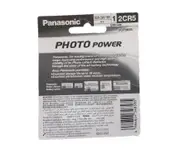 Panasonic 2CR5 Photo Lithium 6V Camera Battery