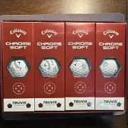 1 Dozen - Callaway Chrome Soft Truvis Golf Balls - GATOR CREEK - 12 Total NEW