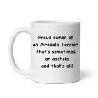 Airedale Terrier mug funny dog mug gift for mum Airedale Terrier