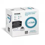 D-Link Cat6A U-FTP 23AWG Network Cable with PVC Jacket, 305m in Reelex packaging, Blue NCB-6AUFS23BLU-305