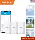 Smart Temperature & Humidity Sensor Pack with Bluetooth Alerts and Cloud Storage