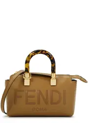 Fendi By The Way Mini Leather Cross-body Bag, Cross Body Bag, Leather - Brown One Size