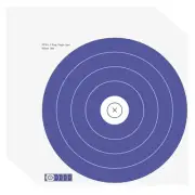 30Pcs Archery Target Paper 16"x16"(40cm) 5 Ring Single Spot Purple