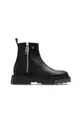 Off-White Ankle Leather Boots - OFF-WHITE - Black