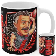 Sam Draper Mug - Essendon Bombers - Art by Brocker