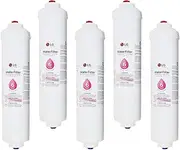 (5 Pack) LG Genuine Part ADQ73693901 ADQ73693903 External Inline Fridge Filter for GS-L668PL
