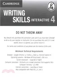 在飛比找三民網路書店優惠-Writing Skills Interactive 4 A