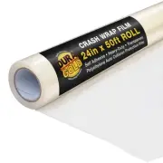 Crash Wrap Film, 36-inch x 100' Roll - Strong Clear Auto Collision Wrap, Weat...