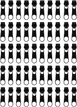 BQLZR Zipper Sliders Replacement #5 for Bags Luggages Purses Repair Black Pack of 50