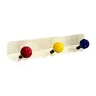 Coat Rack Wall Mounted with 3 Coat Hooks Key Holder Entryway Organizer Rack