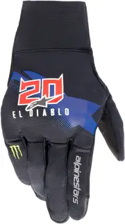 Alpinestars FQ20 Reef Monster, gloves , color: Black/Blue/Light Red/Green , size: M