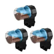 3X Electric Adjustable Automatic Fish Food Dispenser Fish Tank Timer Feeder V7Y2