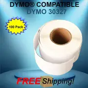 Dymo® Compatible 30327 White Rectangular Labels 100 Rolls 400 450 315 Twin Turbo