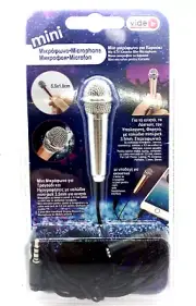 Mini Stereo Microphone Recording / Karaoke for Cell Phone Laptop PC NEW