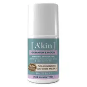 [Akin] A'kin Geranium & Wood Deodorant Roll-On 65ml