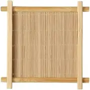 CVBFDB Bamboos Pat Tea Table Meal Pat Dining Room Home Kitchen Living Room Natural Retro Decor Accessories