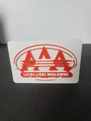 WWE Mattel JAKKS Custom AAA Lucha Libre Worldwide Standing Emblem Accessory