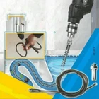 1M Spring Drain Pipe Cleaner Snake Plumbing Cleaning Metal Tool manual Sewer'