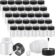 IsMwav 120 Pieces Touch Up Paint Bottles 30 Ml Empty Touch Up Paint Container with Brush & Mixing for Chip Repair Car