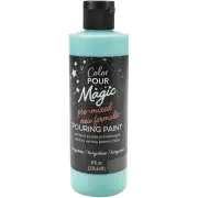 American Crafts Color Pour Magic Pre-Mixed Paint 8oz - Turquoise*