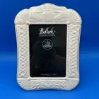 Belleek Pottery Fine Parian China Irish Claddagh Picture Frame for 5"x7" Photo
