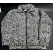 OneTeaspoon NWT The Dirtee Love Puffa Jacket in Zebra Print Medium MSRP $242