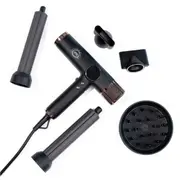 H2D Xtreme Hairdryer Four In One Hair Dryer & Styler in Black