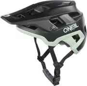 Oneal Defender Solid Bicycle Helmet, black-green, Size L XL for Men Black Green