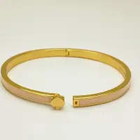 在飛比找蝦皮購物優惠-Enamel Bangle in Light Pink 品牌