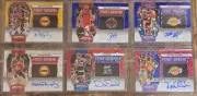 2023-24 Prizm Fast Break 6 Card Auto Lot; Issel, Cooper, Sampson Murphy, Achiuwa