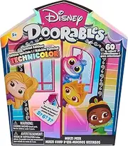 Disney Doorables Multi Peek Technicolor Takeover, 1.5-inch Collectible Figurines, 5-7 Figures Inside, Kids Toys for Ages 5 Up by Just Play