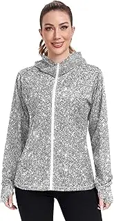 [Caihoyu] Gym Hoodie with Pockets Swim Shirts UPF 50+ Plain Sweatshirt Women Lightweight Jacket Women Hiking Outdoor