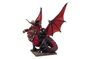 Kings of War Abyssal Dwarf Supreme Iron-caster on Great Winged Halfbreed