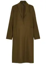 Eileen Fisher Wool Jacket - Brown - M (UK 14-16 / L) M (UK 14-16 / L)