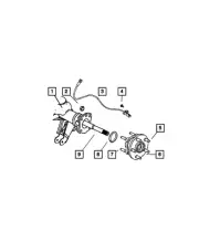 OEM NEW Mopar 05-10 Jeep Grand Cherokee Commander Double Ended Stud Mounting 650 (for: Jeep)