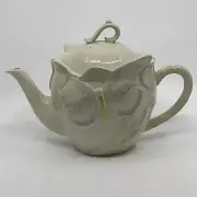 Lenox Garden Splendor Butterfly Porcelain 6 Cup Teapot Purple Green Cream