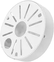 OSALADI Heavy Duty Metal Junction Box for Dome Cameras Outdoor Cable Cover Durable Security Cord Protector Weather Resistant Cable Management Flexible Mounting