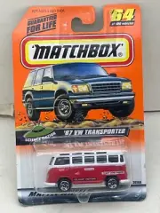 1998 MATCHBOX SUPERFAST #64 1967 VW VOLKSWAGEN TRANSPORTER BUS NEW ON CARD